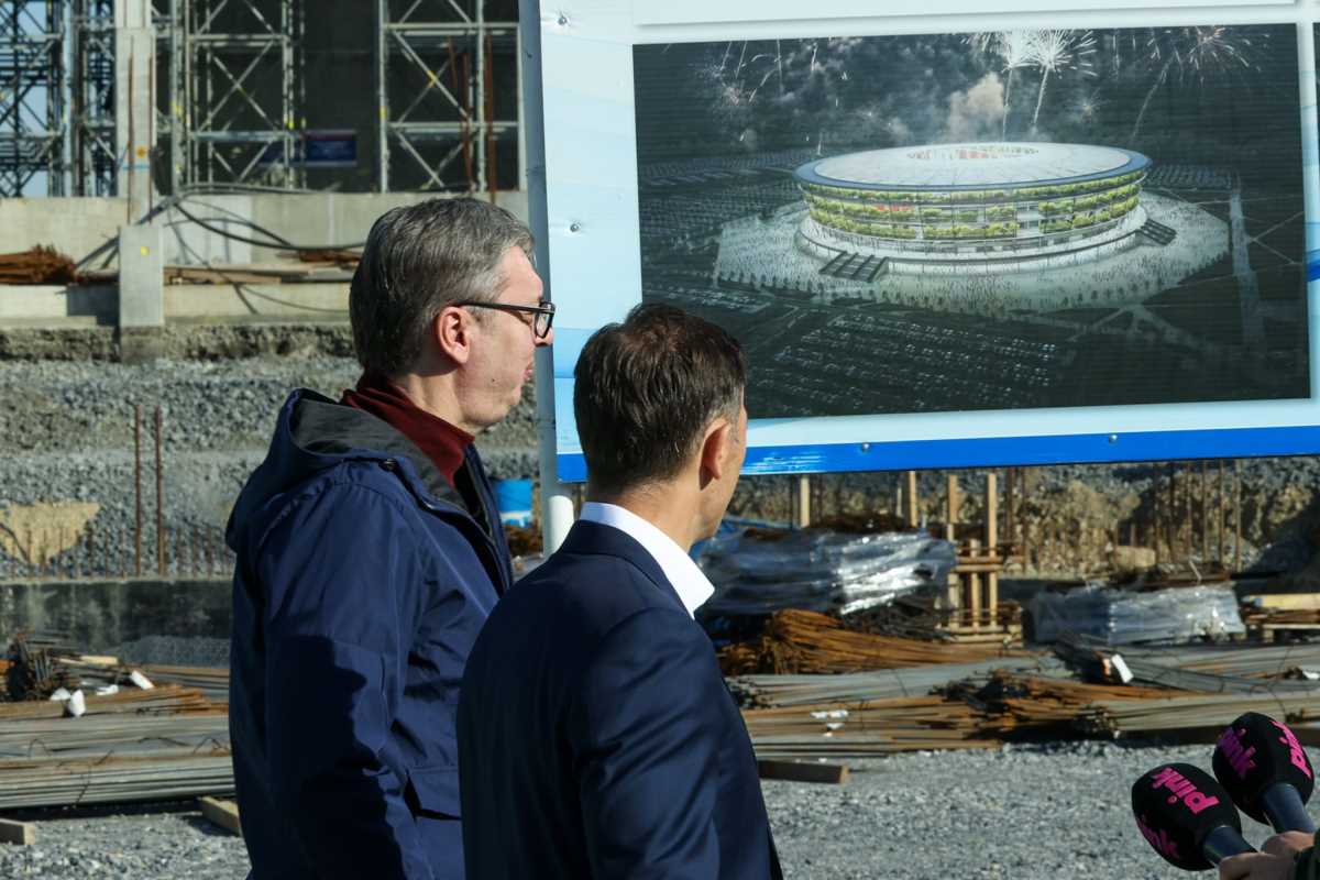 Aleksandar Vučić radovi Nacionalni stadion