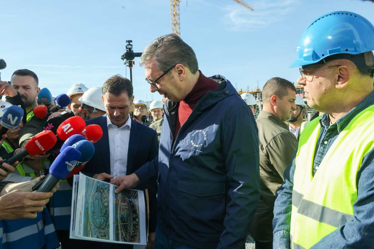 Aleksandar Vučić radovi Nacionalni stadion