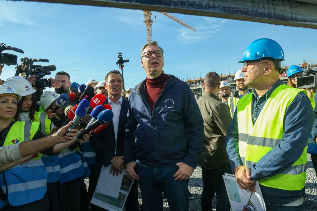 Aleksandar Vučić radovi Nacionalni stadion