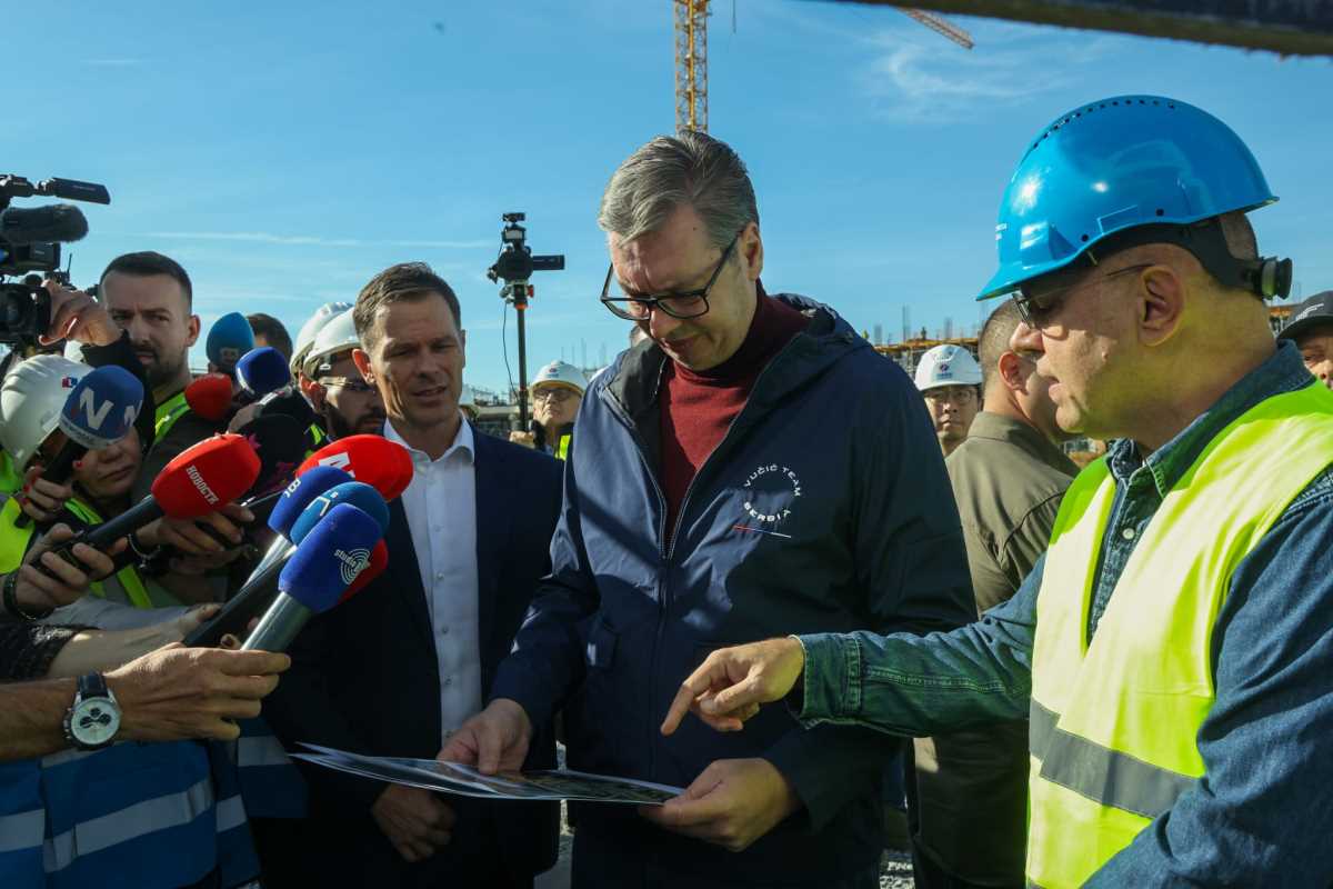 Aleksandar Vučić radovi Nacionalni stadion