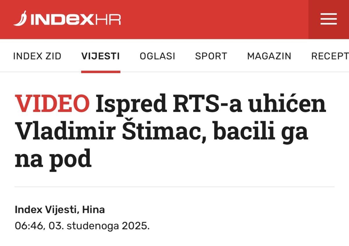 Članak u Večernjem listu