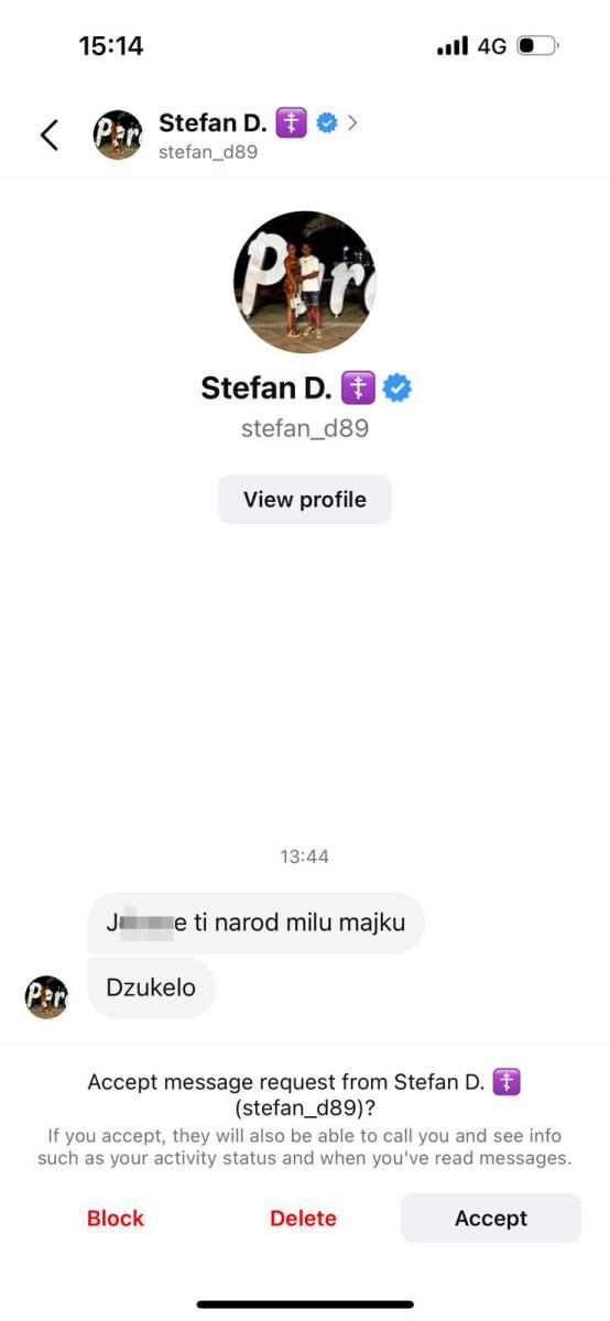 Uglješa Mrdić pretnje