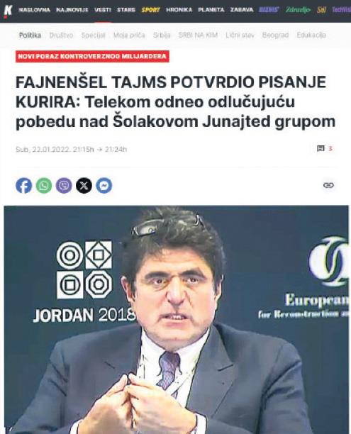 Istina ne bira stranu , Dragan Šolak