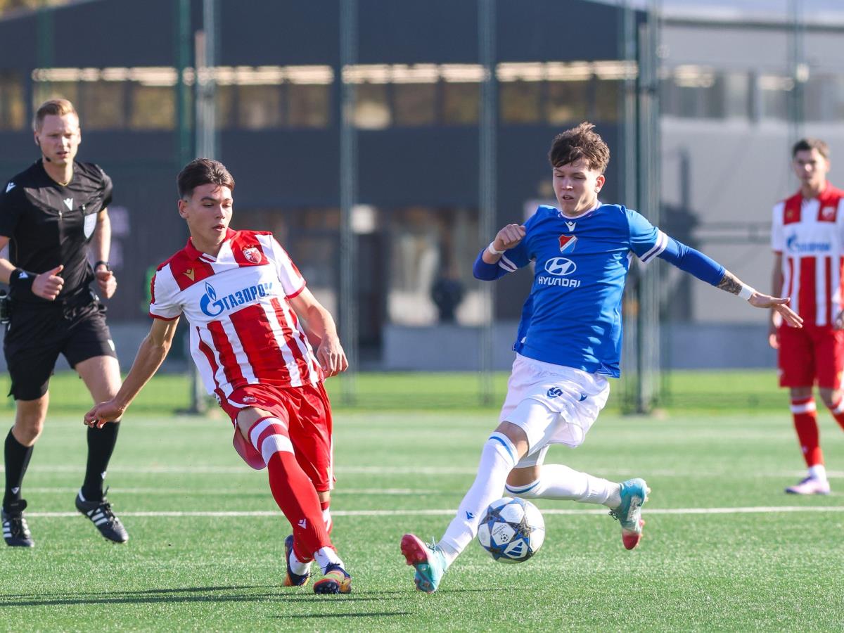 FK Crvena zvezda omladinci na utakmici protiv Banjika