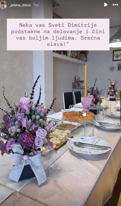 Dinča slavi krsnu slavu Mitrovdan