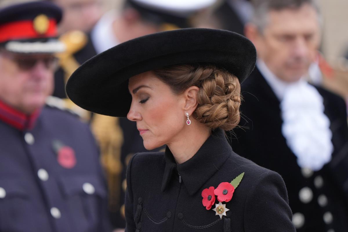 Kejt Midlton na obeležavanju Dana primirja u Prvom svetskom ratu