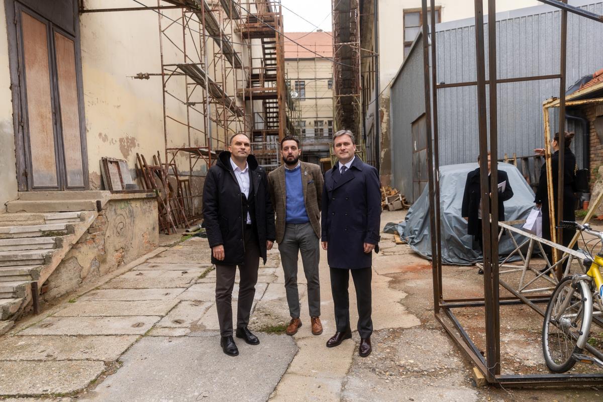 Ministar kulture Nikola Selaković u poseti Zrenjaninu