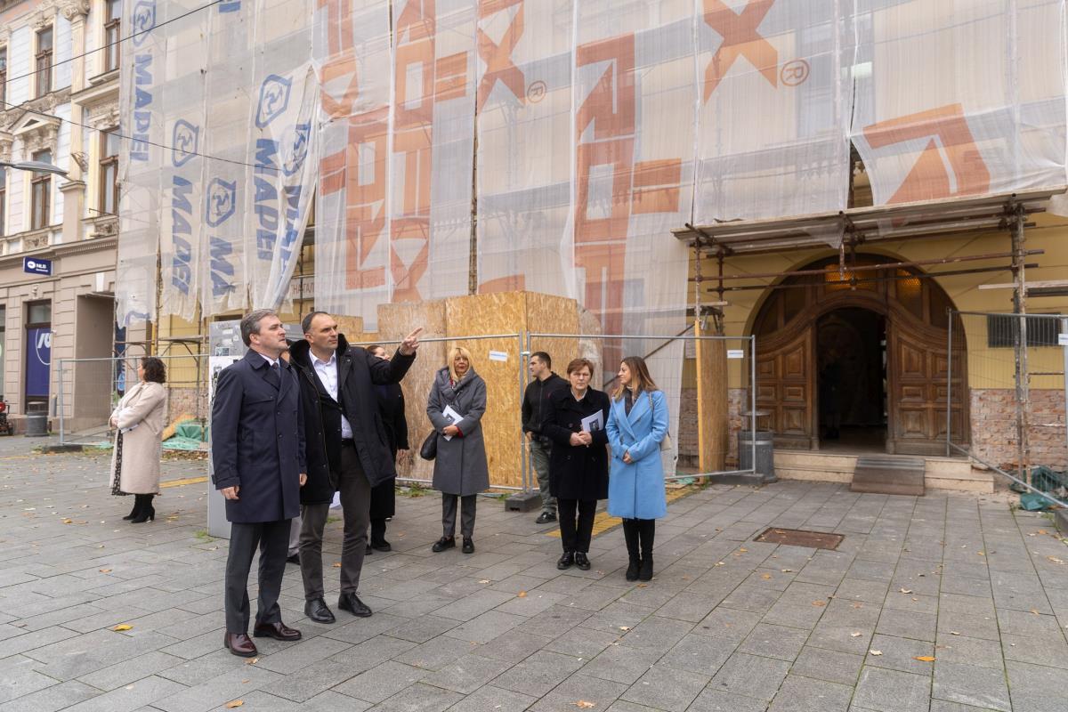 Ministar kulture Nikola Selaković u poseti Zrenjaninu