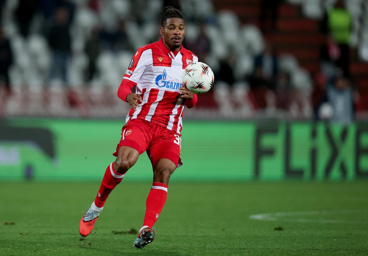 Franklin Tebo Učena u dresu Crvene zvezde protiv Lila