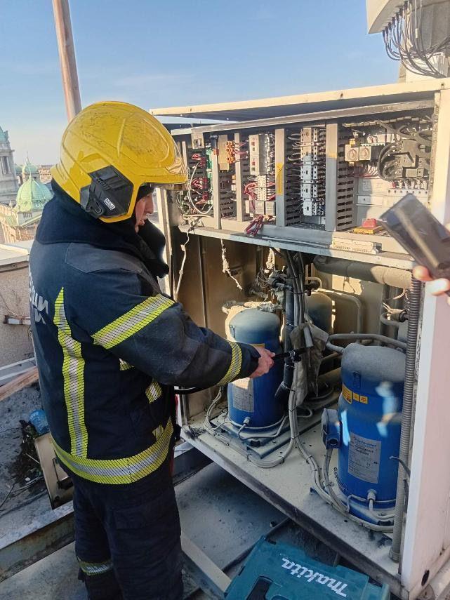 požar Glavna pošta