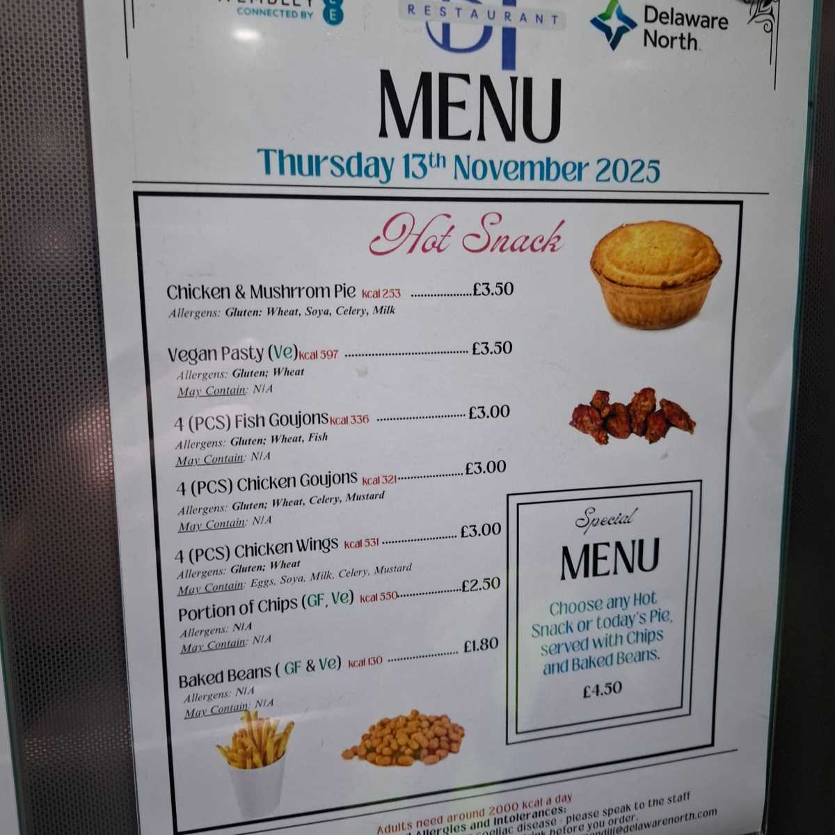 Jelovnik na Vembliju, Engleska - Srbija