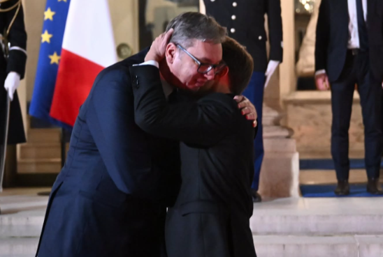 Aleksandar Vučić Emanuel Makron