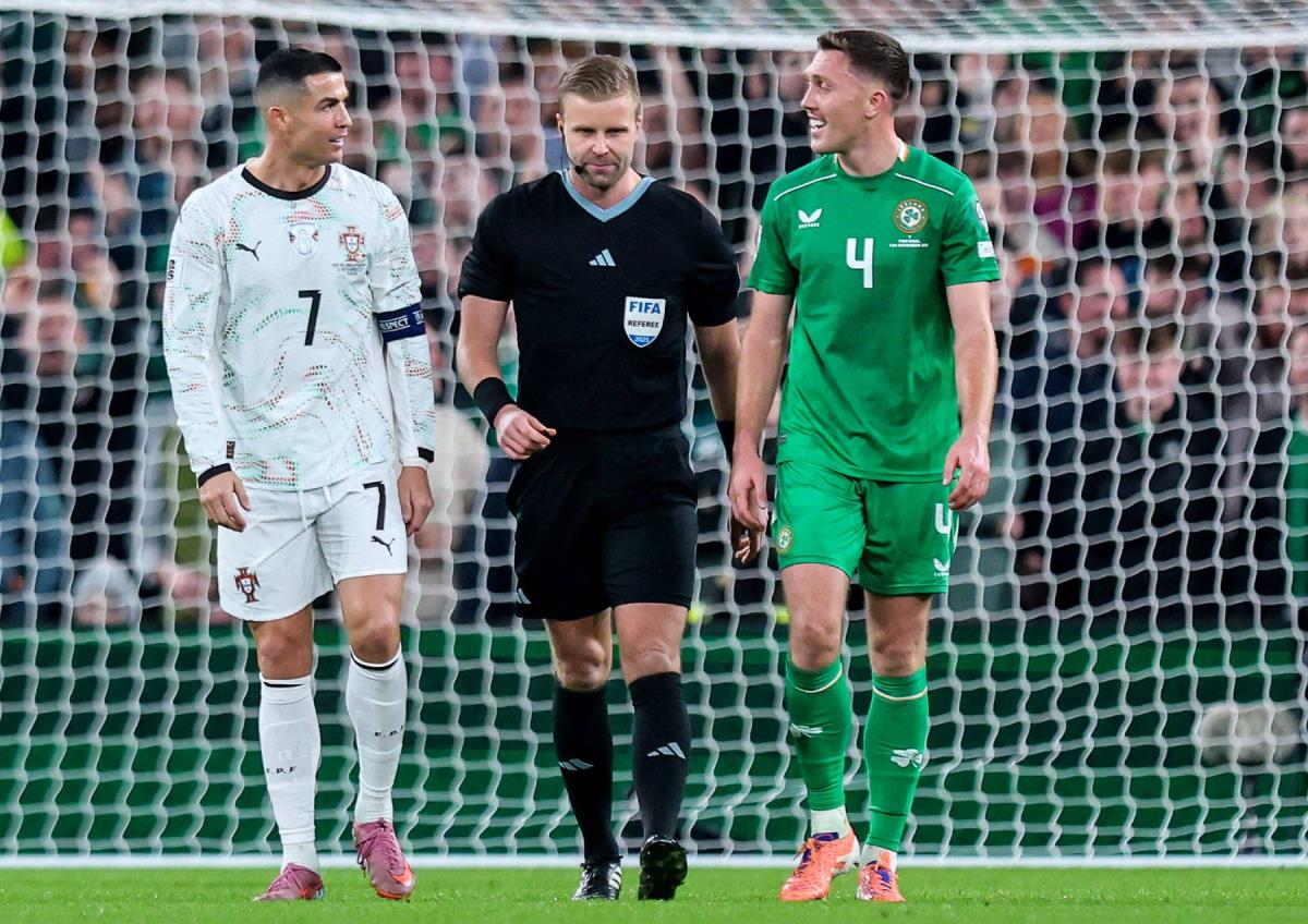 Kristijano Ronaldo na meču Irska - Portugal