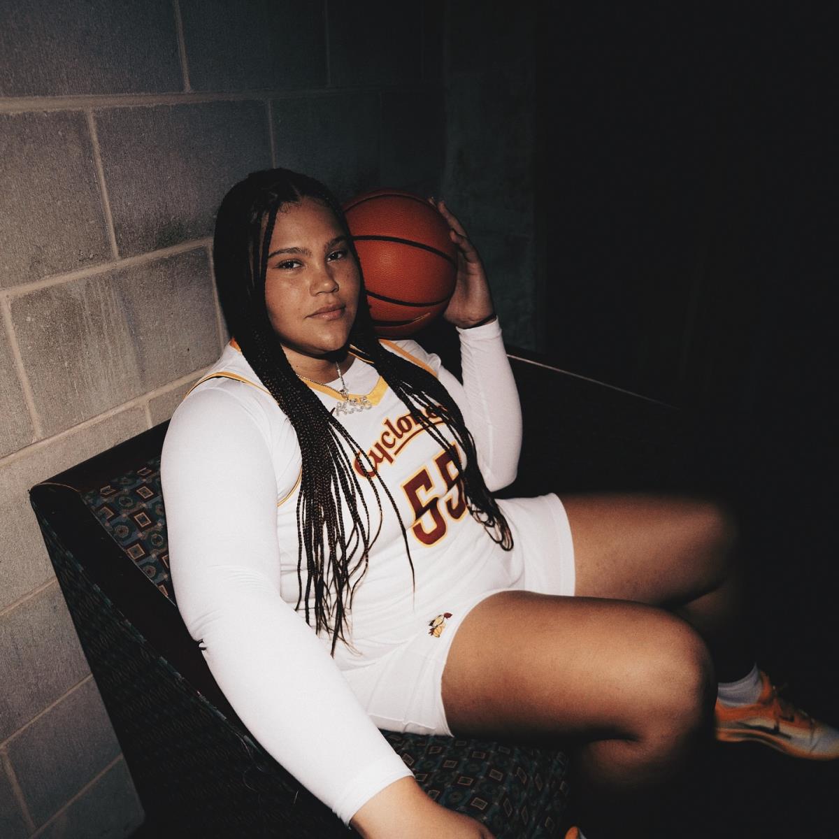 Odi Kruks u dresu Ajova univerziteta