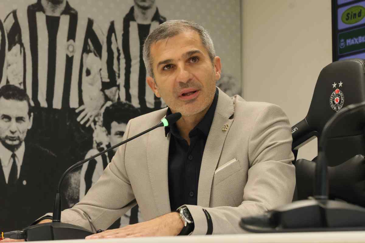 Nenad Stojaković na promociji kao trener FK Partizan