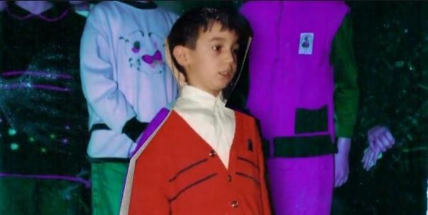 Filip Mitrović kad je bio mali