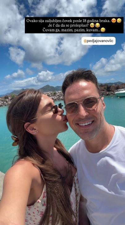 DVA PUTA SE RAZVODILI ZBOG NJEGOVOG POROKA SAD OTIŠLI NA LUKS DESTINACIJU: Buket cveća, latice ruža, pogled na more, ona poručila: Čaša vina samo za mene (FOTO)