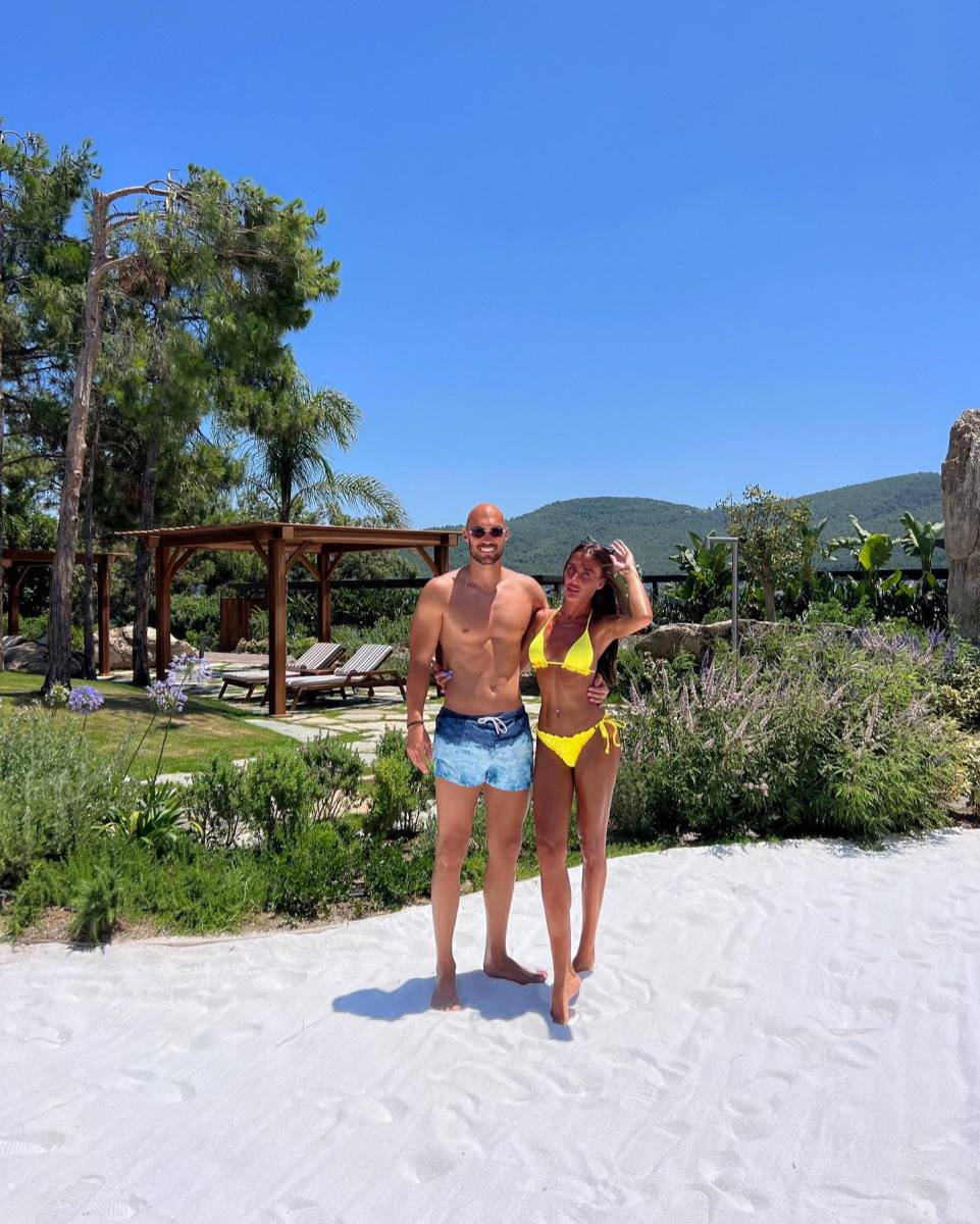 Marko Dmitrović sa suprugom Berinom