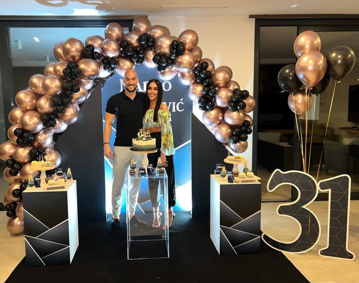 Marko Dmitrović sa suprugom Berinom