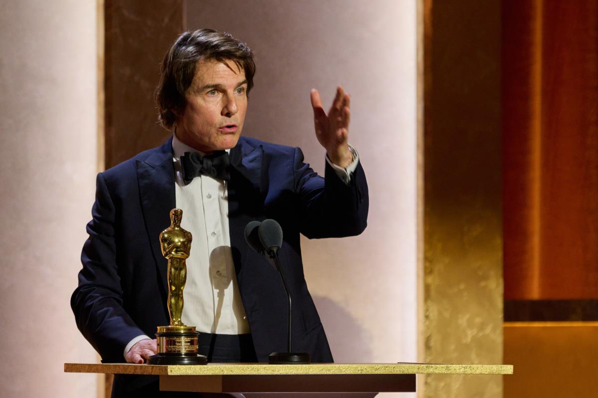 Tom Kruz na Governors Awards 2025 – govori posle dobijanja Počasnog Oskara