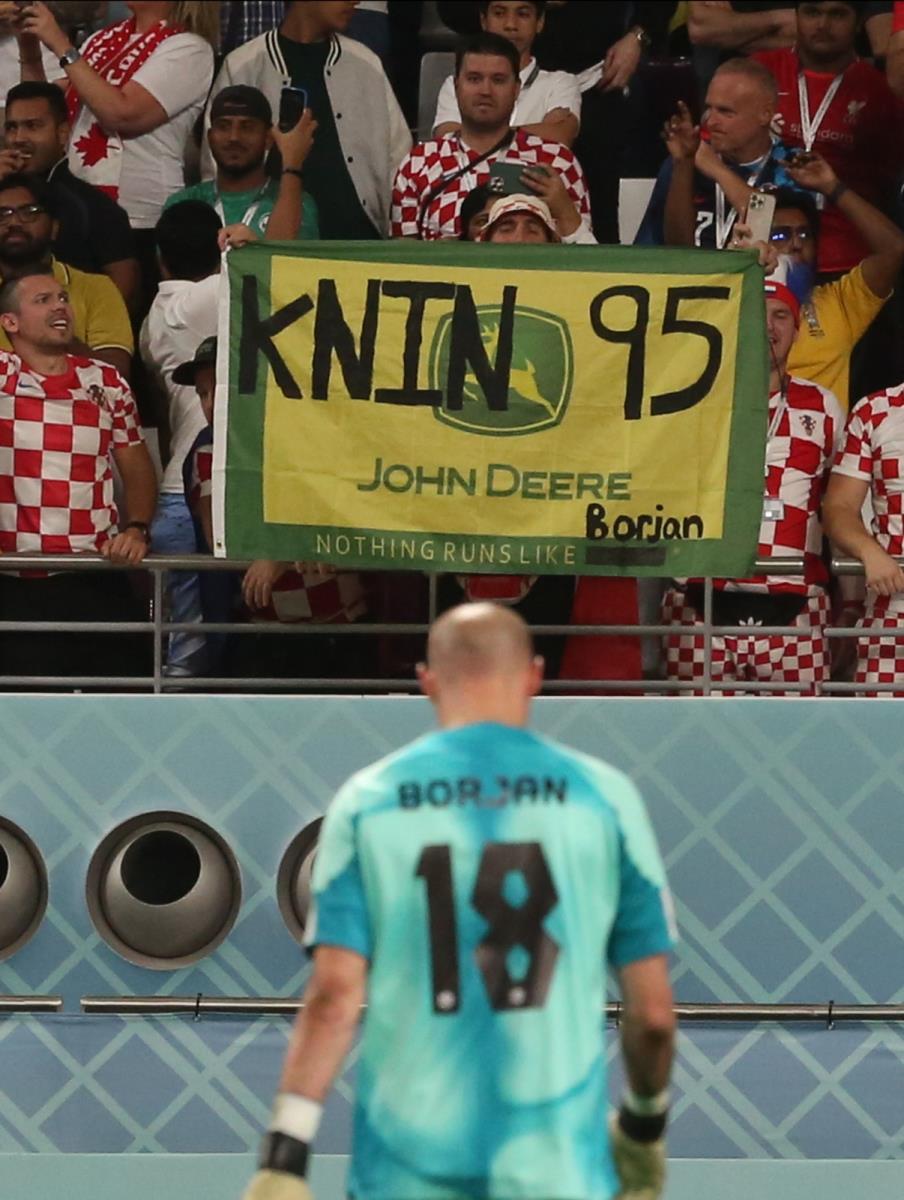 Navijači Hrvatske provociraju Milana Borjana na Mundijalu u Kataru 2022