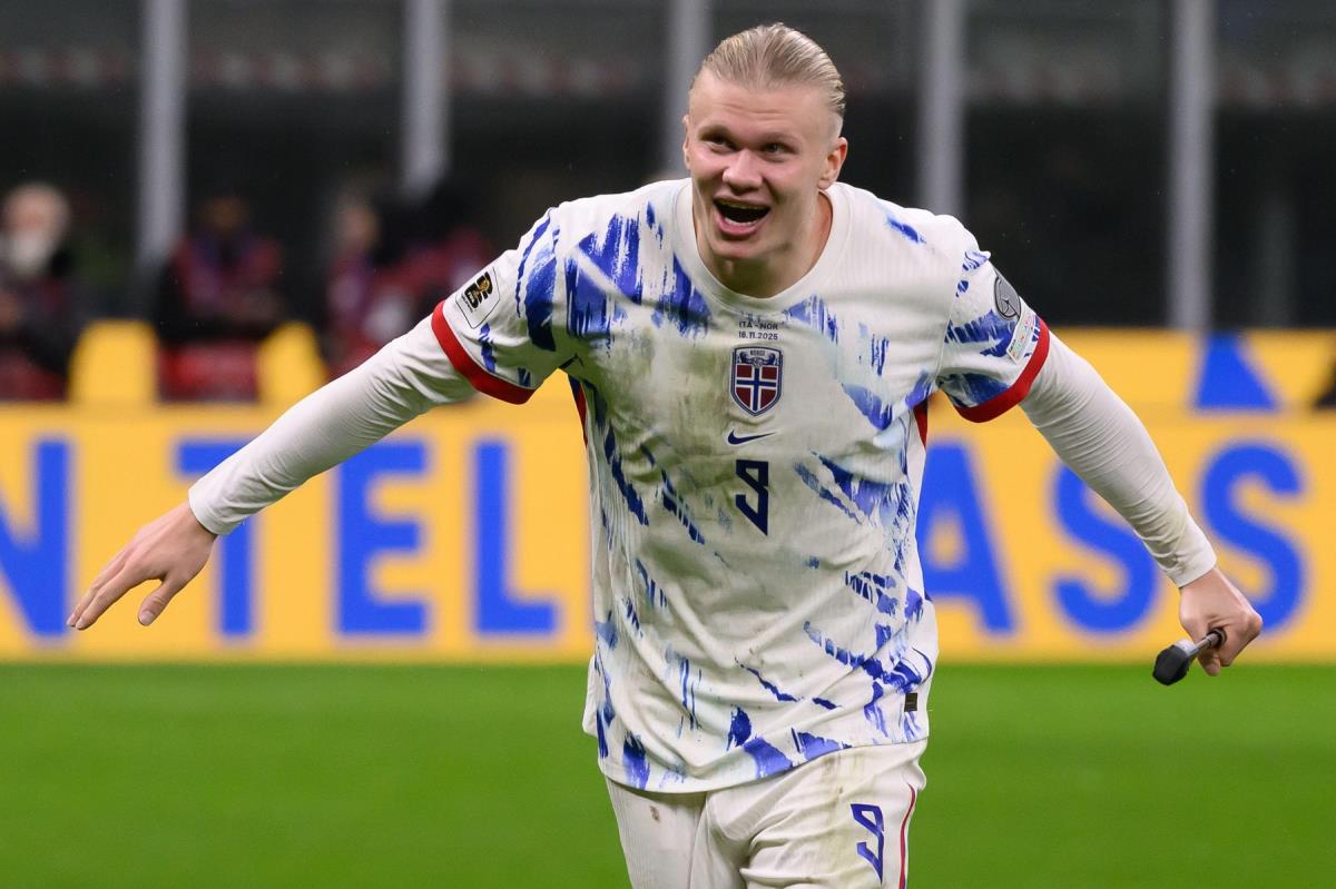 Erling Haland u dresu reprezentacije Norveške