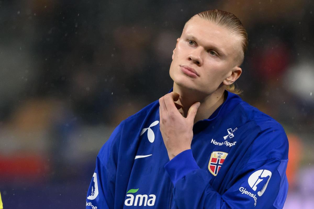 Erling Haland u dresu reprezentacije Norveške