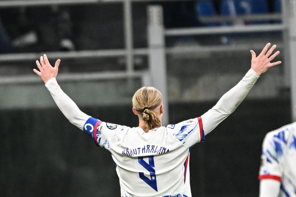 Erling Haland u dresu reprezentacije Norveške