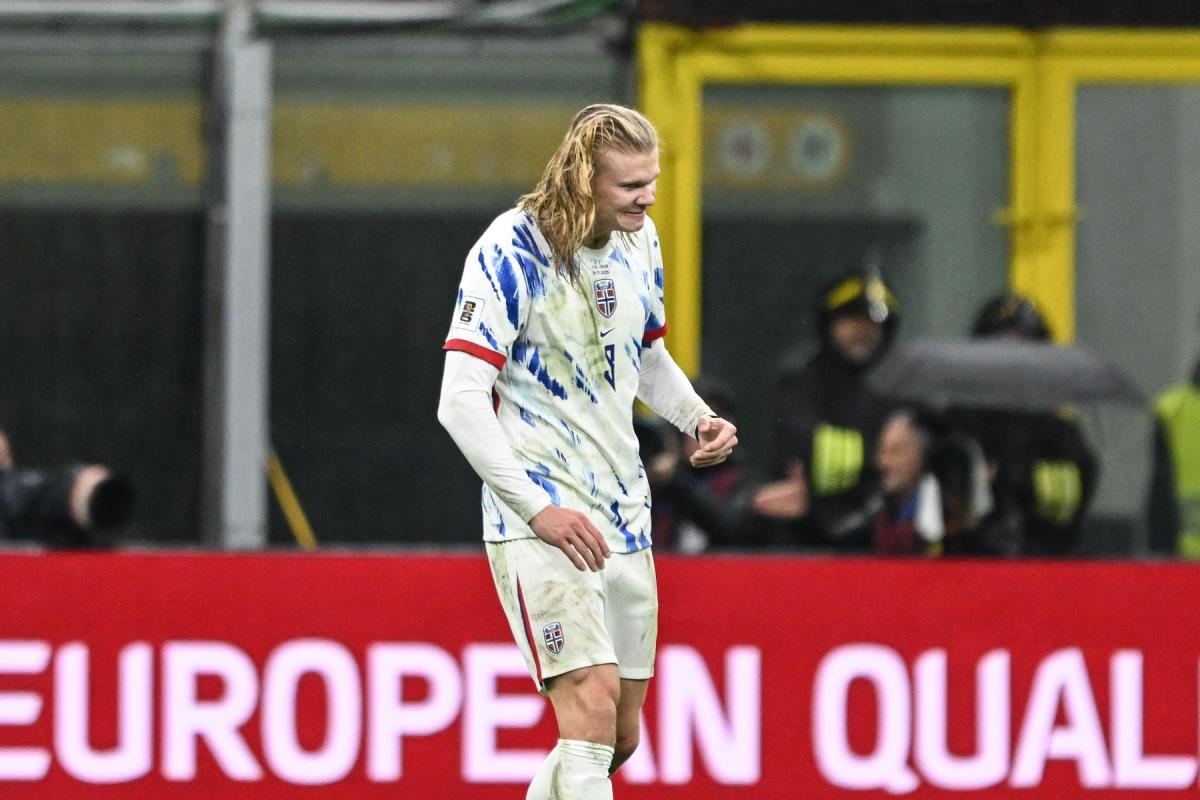 Erling Haland u dresu reprezentacije Norveške