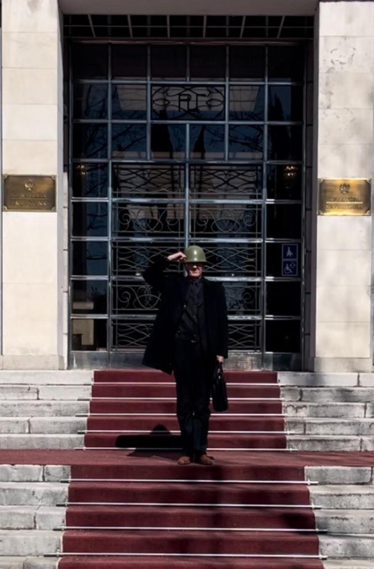 Nikšićanin se uselio u zgradu suda Željko Matijašević