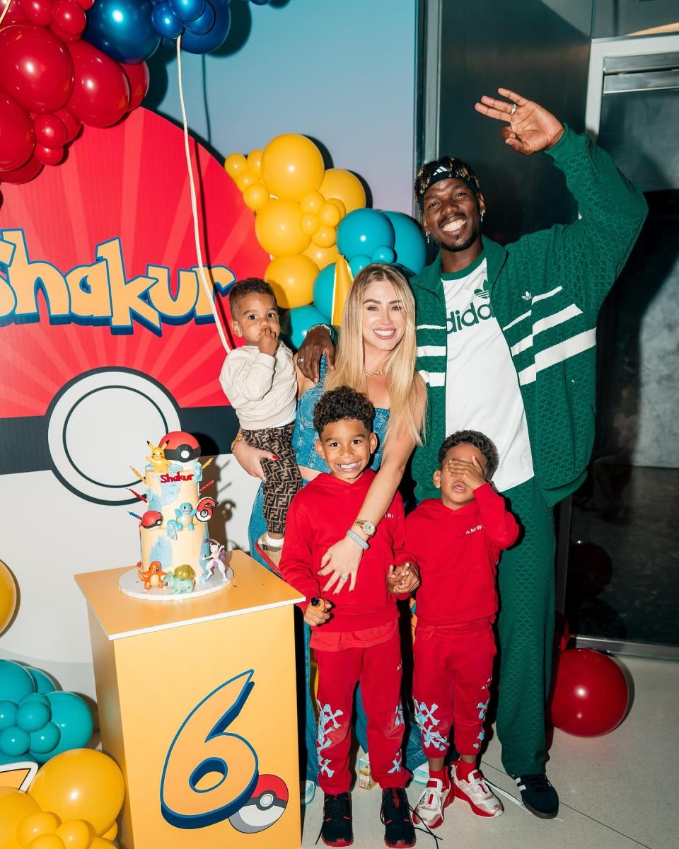 Zulaja Marija Pogba sa mužem Polom Pogbom i sinovima