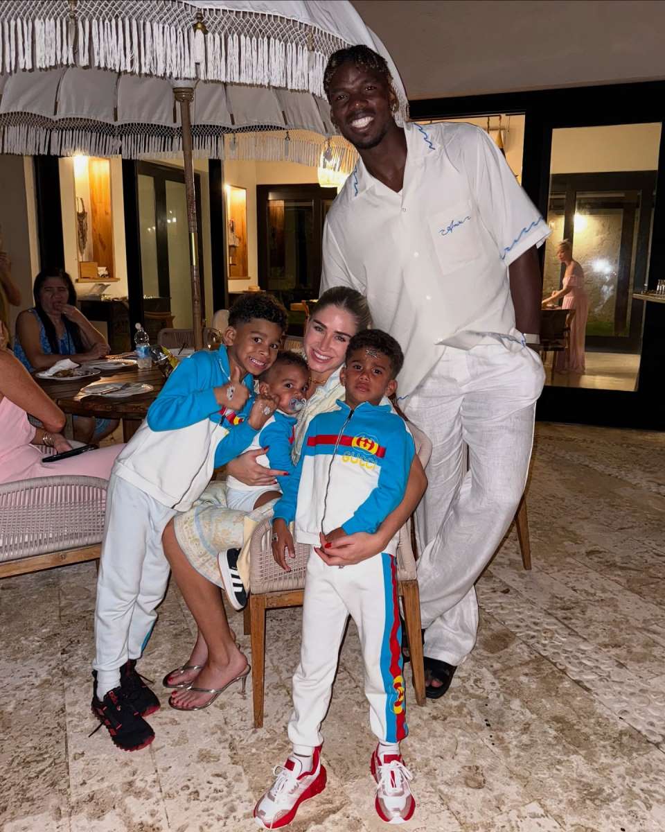 Zulaja Marija Pogba sa mužem Polom Pogbom i sinovima