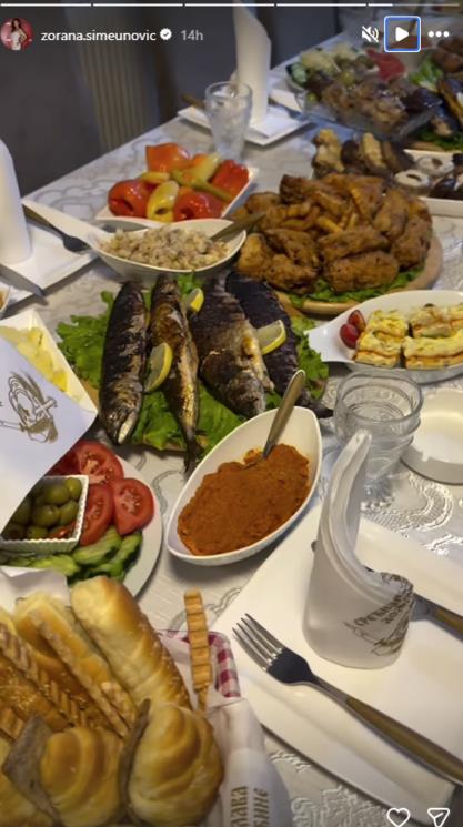 Zorana Simeunović pokazala kako proslavlja slavu