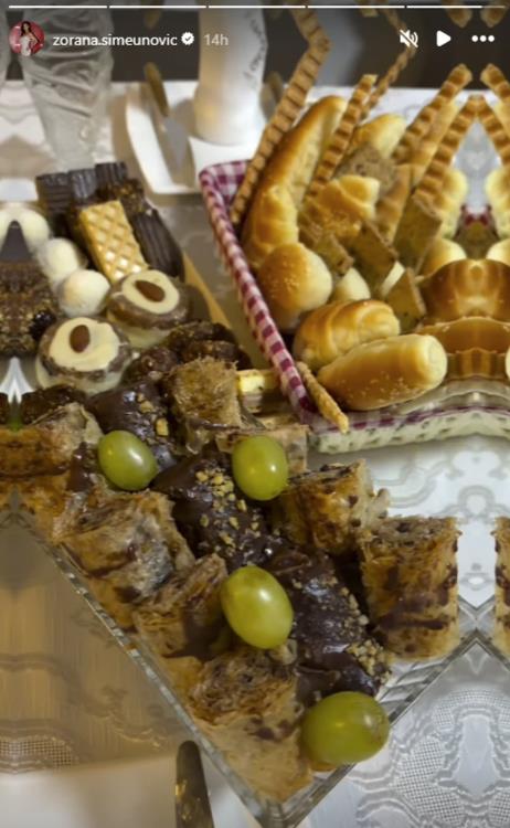 Zorana Simeunović pokazala kako proslavlja slavu