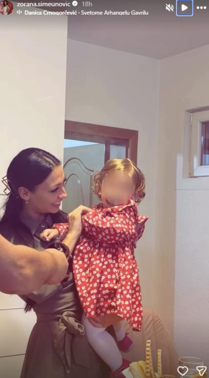 Zorana Simeunović pokazala kako proslavlja slavu