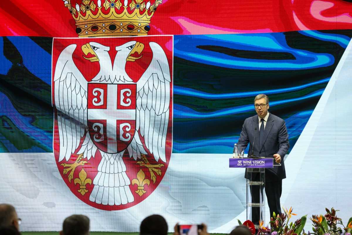 Aleksandar Vučić na Sajmu vina