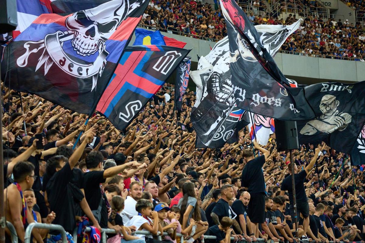 Navijači FCSB u Bukureštu protiv Aberdina u kvalifikacijama za Ligu Evrope 2025