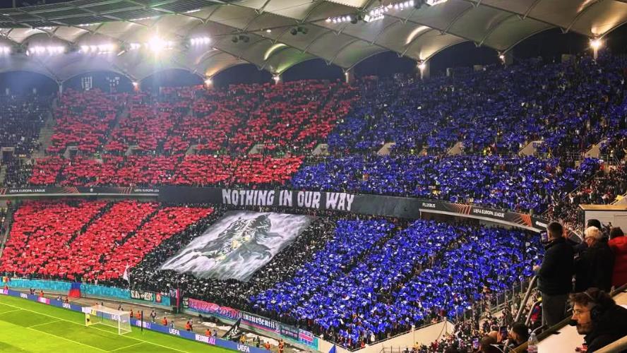 Navijači Steaue Peluza Nord