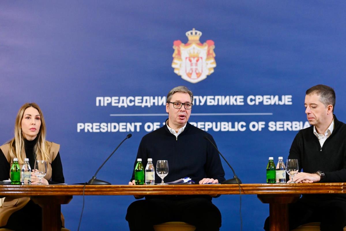 Aleksandar Vučić Dubravka Đedović Handanović Marko Đurić