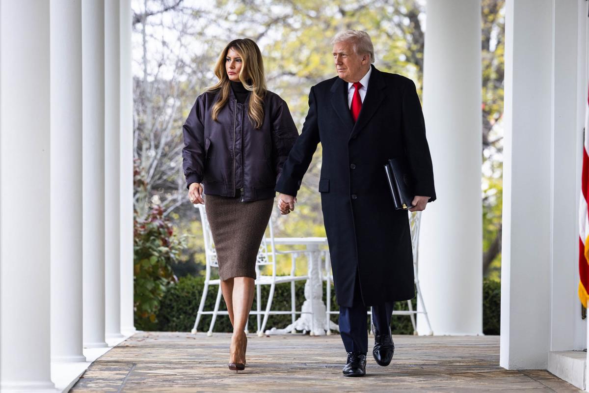 Donald Tramp Melanija Tramp