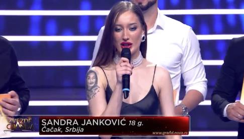 Sandra Janković u Zvezdama Granda