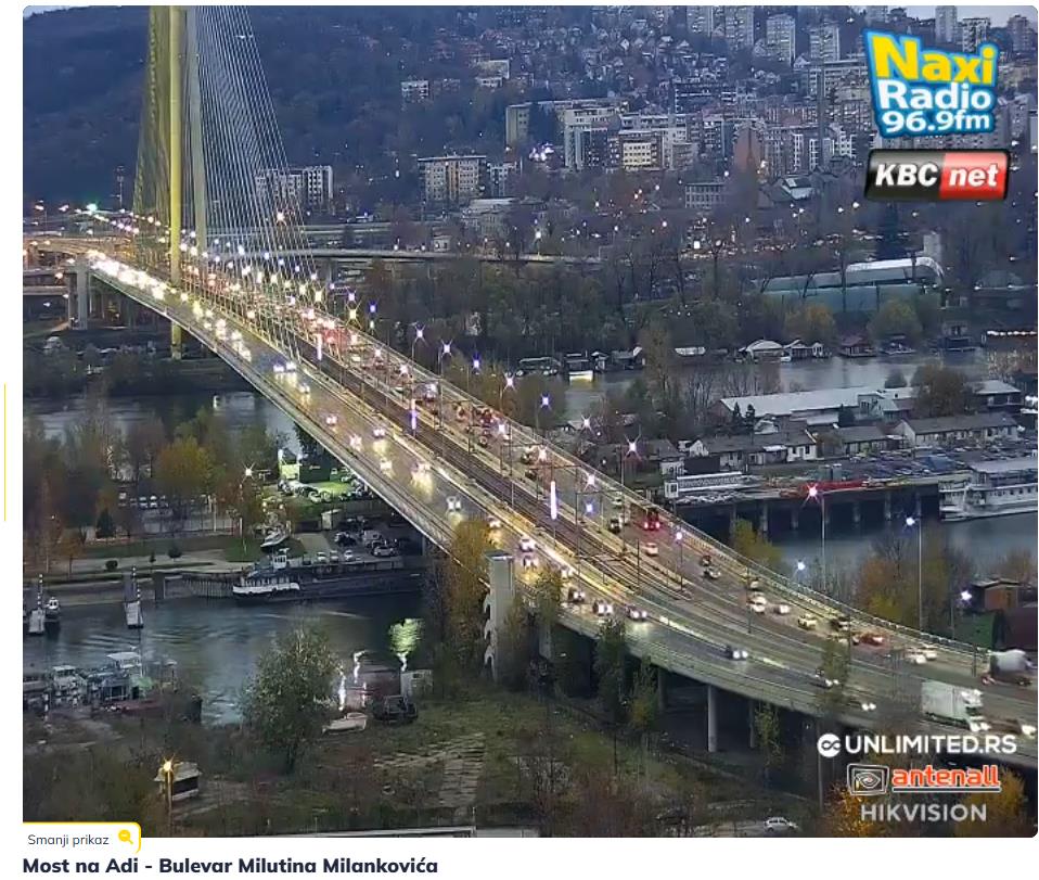 Popodnevni špic i gužve u saobraćaju, 26. novembar