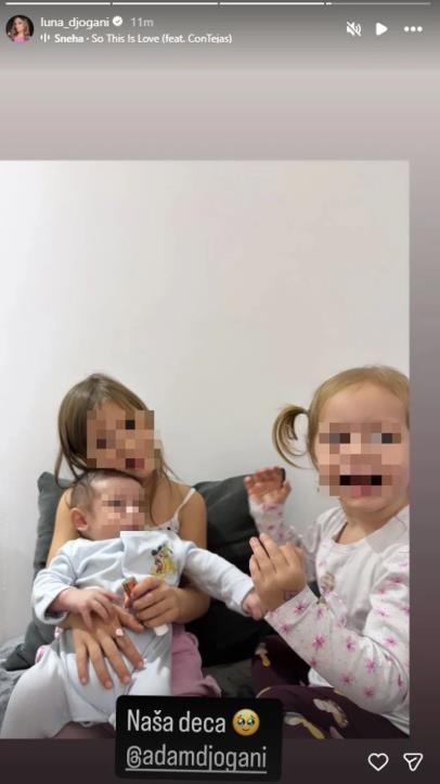 "NAŠA DECA " Luna Đogani pokazala kako njene ćerke uživaju sa sinom njenog brata Adama - Porodična idila! (FOTO)
