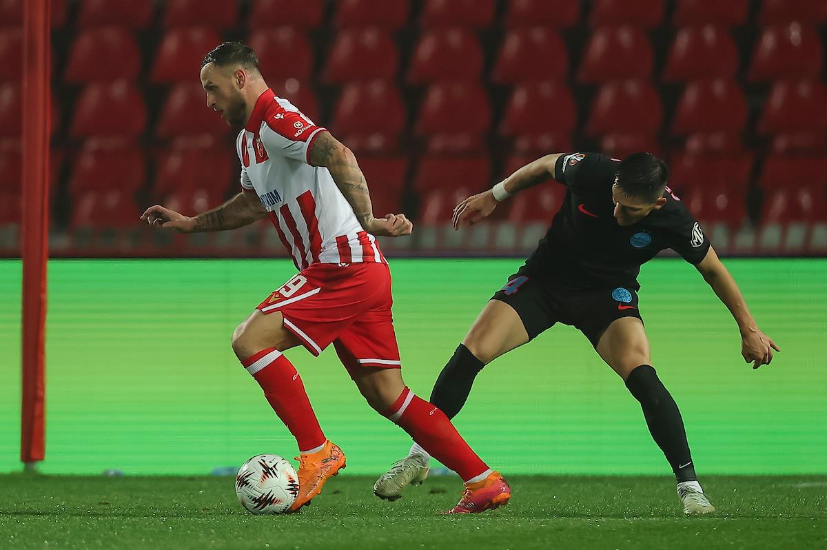 Marko Arnautović na meču Crvena zvezda - FCSB