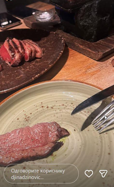 Đina Džinović na večeri sa dečkom