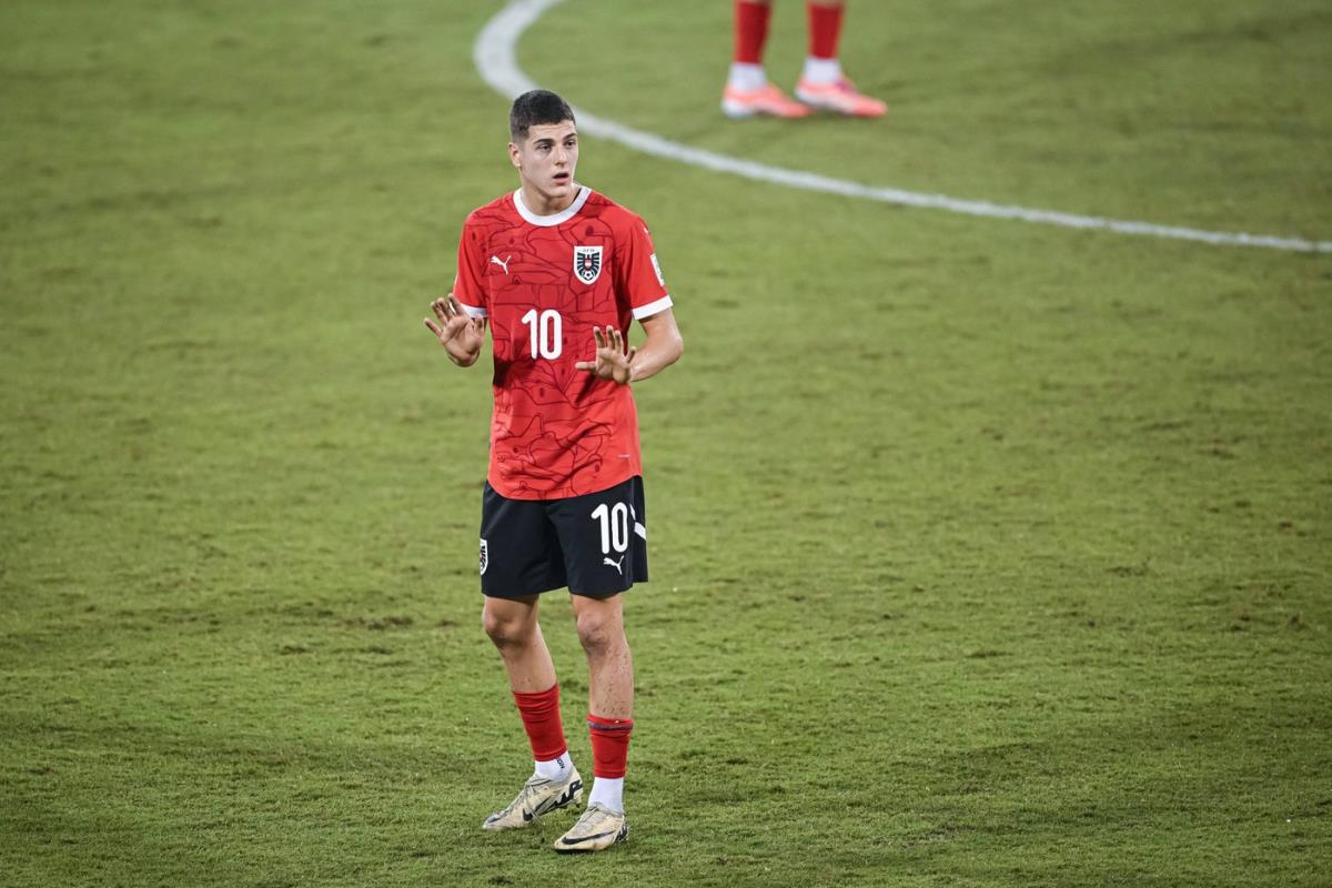 Vasilije Marković Srbin koji igra za Austriju, na SP u Kataru 2025.