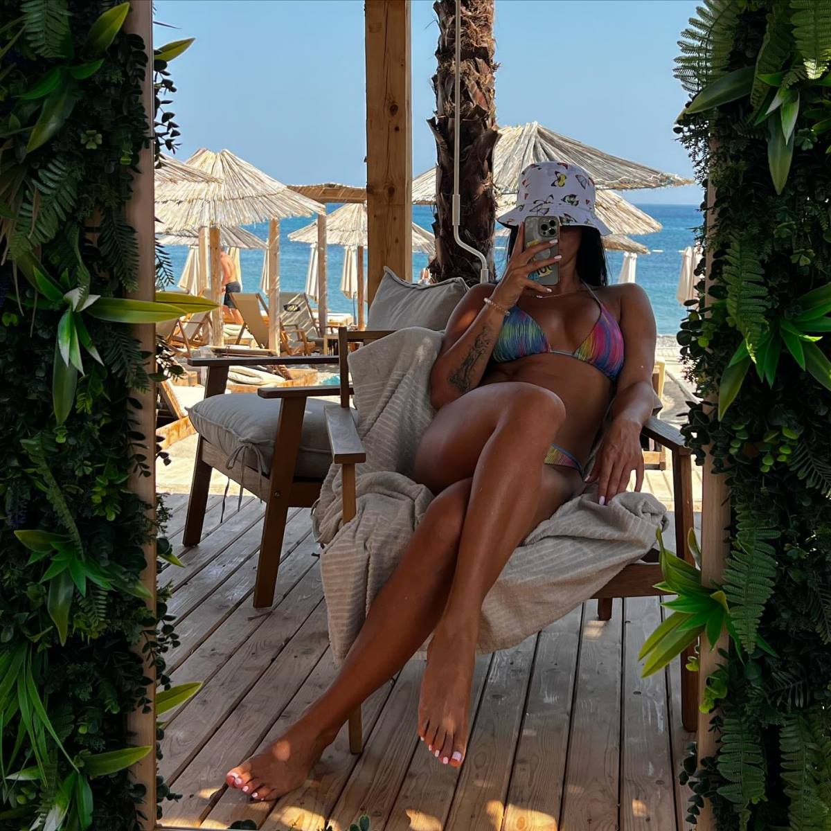 Sara Garović srpska rukometašica na letovanju u Crnoj Gori