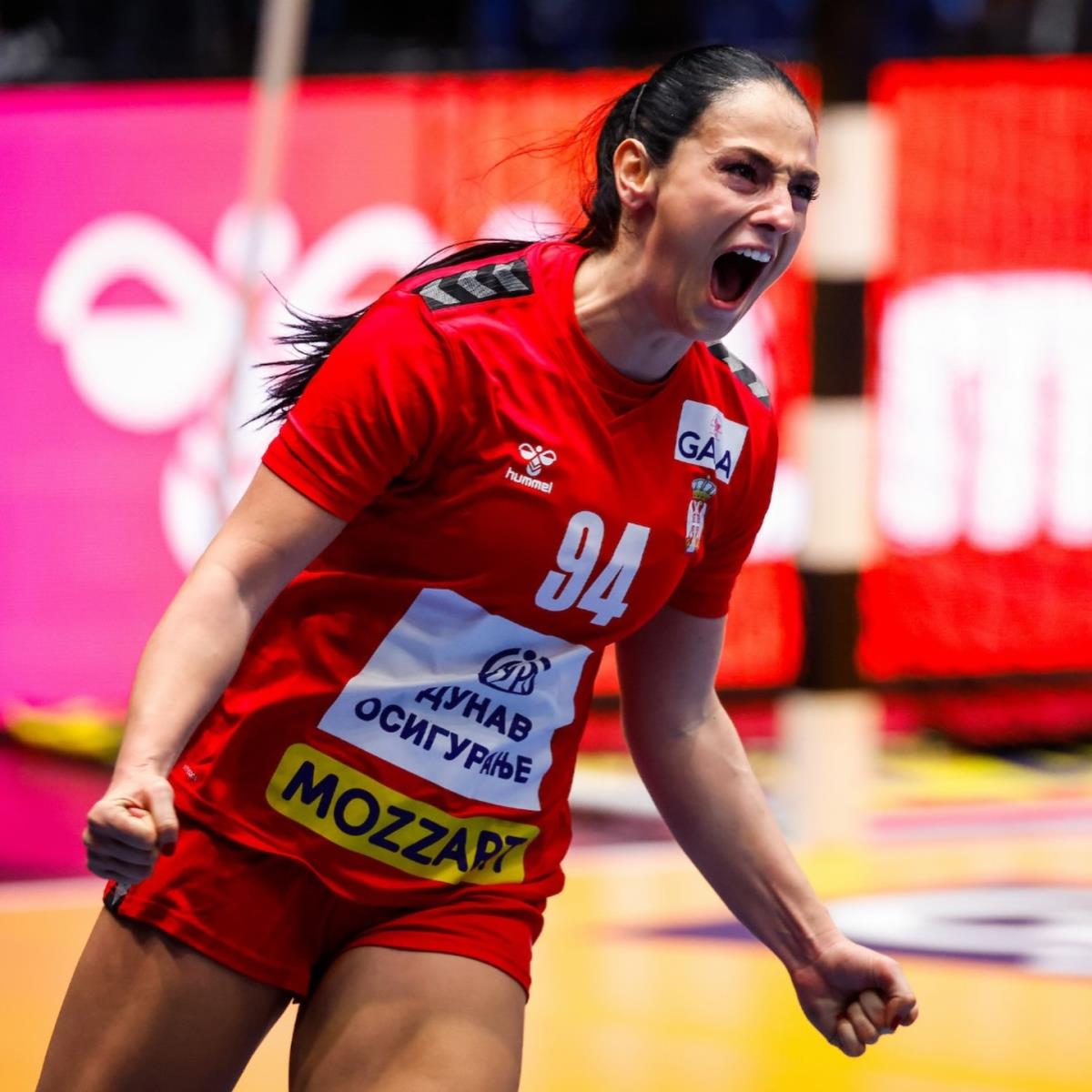 Sara Garović u dresu reprezentacije Srbije