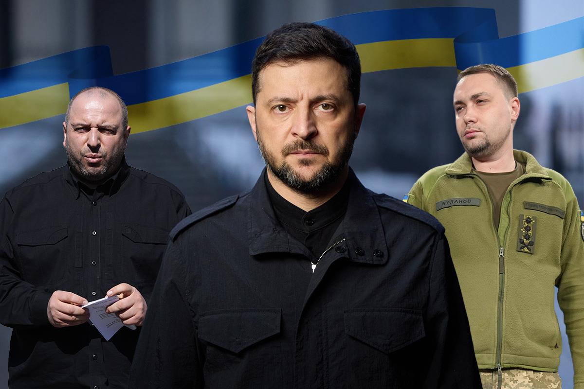 Volodimir Zelenski Rustem Umerov, Kiril Budanov