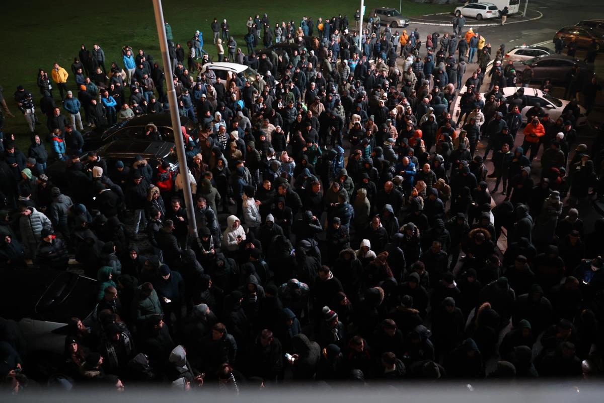 Grobari Željko Obradović podrška navijača trening